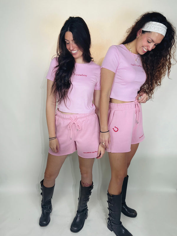 Tailored Cactus pink cool it cowboy women’s shorts 