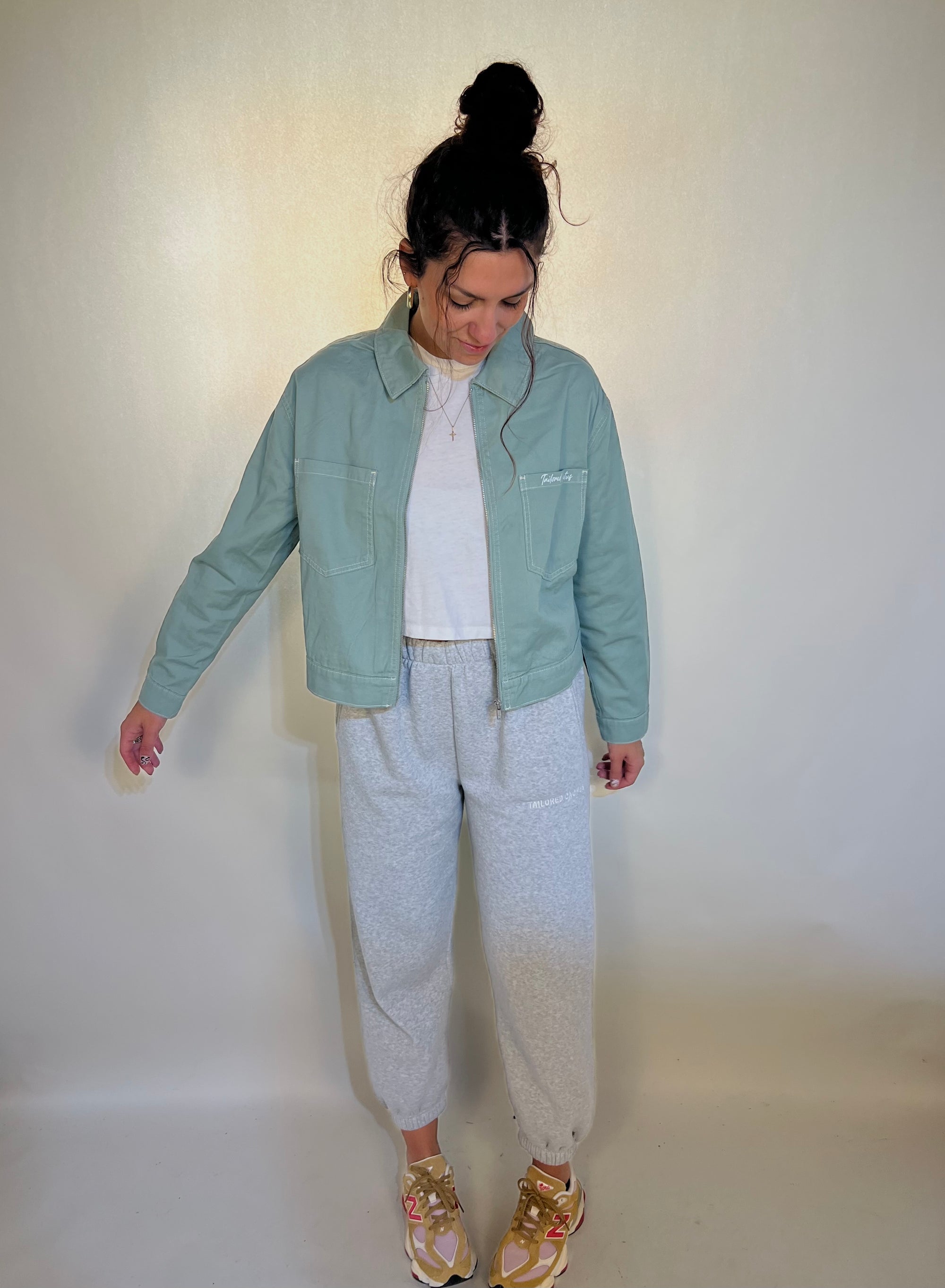 Women's Mint Cargo Jacket