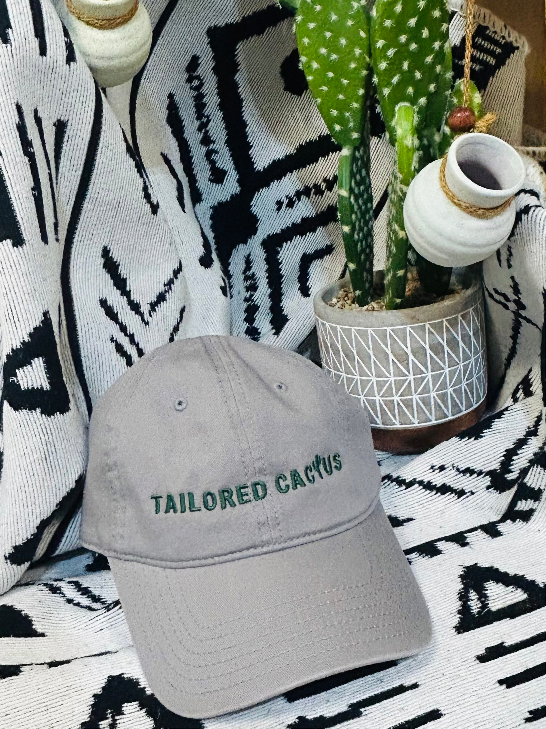 Tailored cactus grey baseball hat 