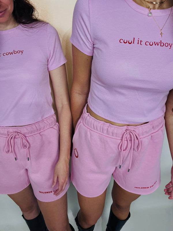 Tailored Cactus pink cool it cowboy women’s shorts 