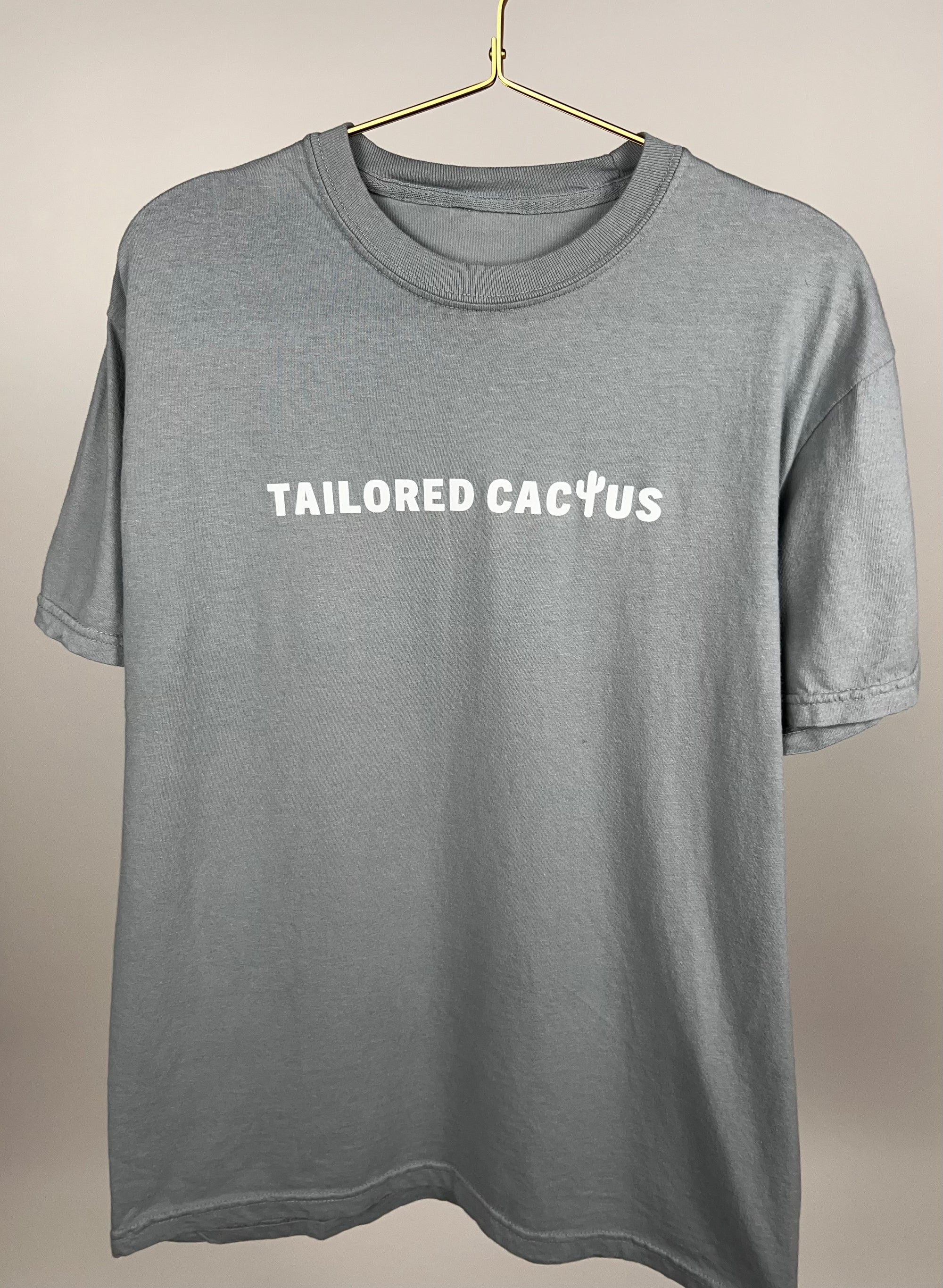 Tailored Cactus gray tee shirt