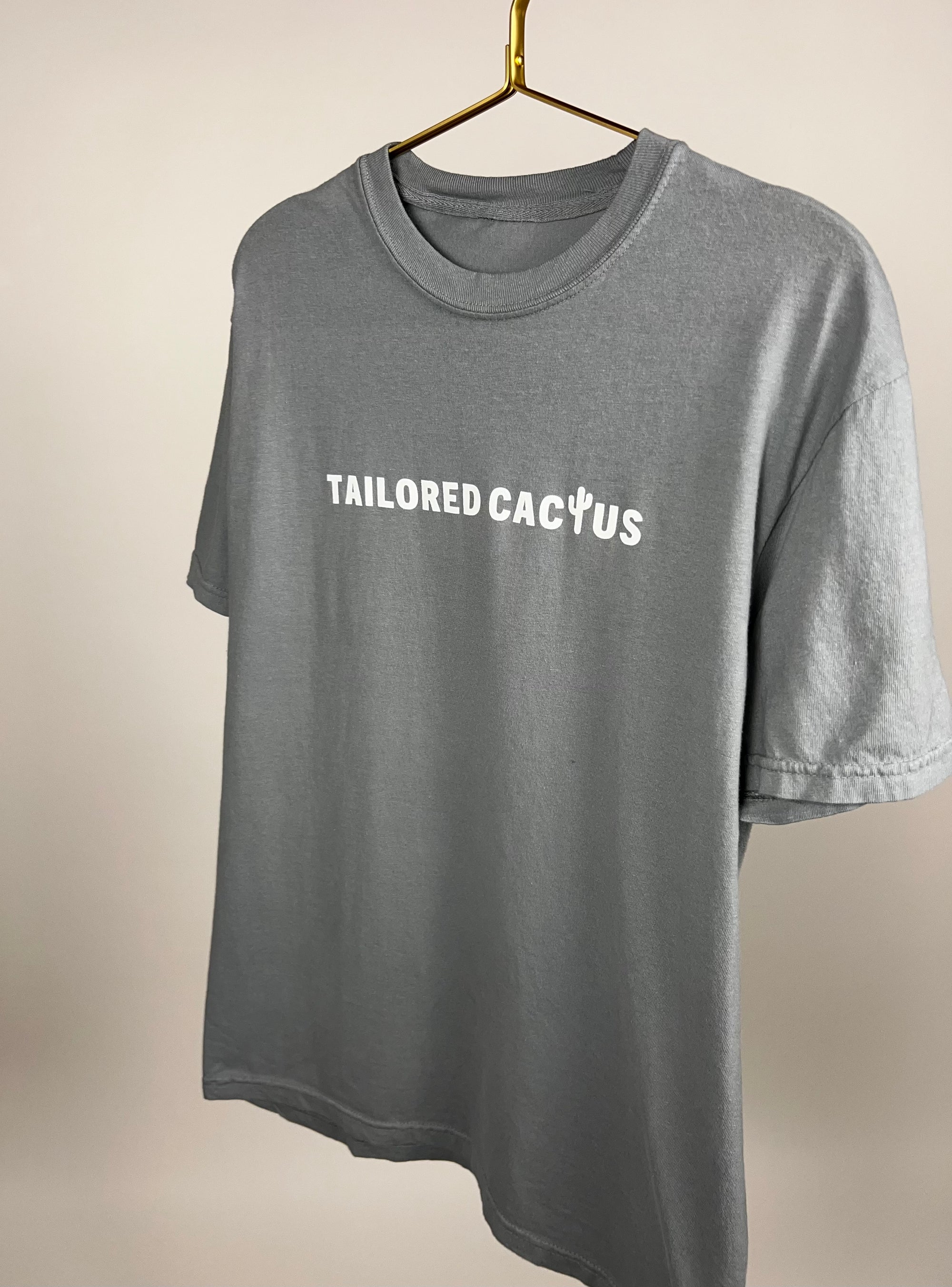 Tailored Cactus gray tee shirt